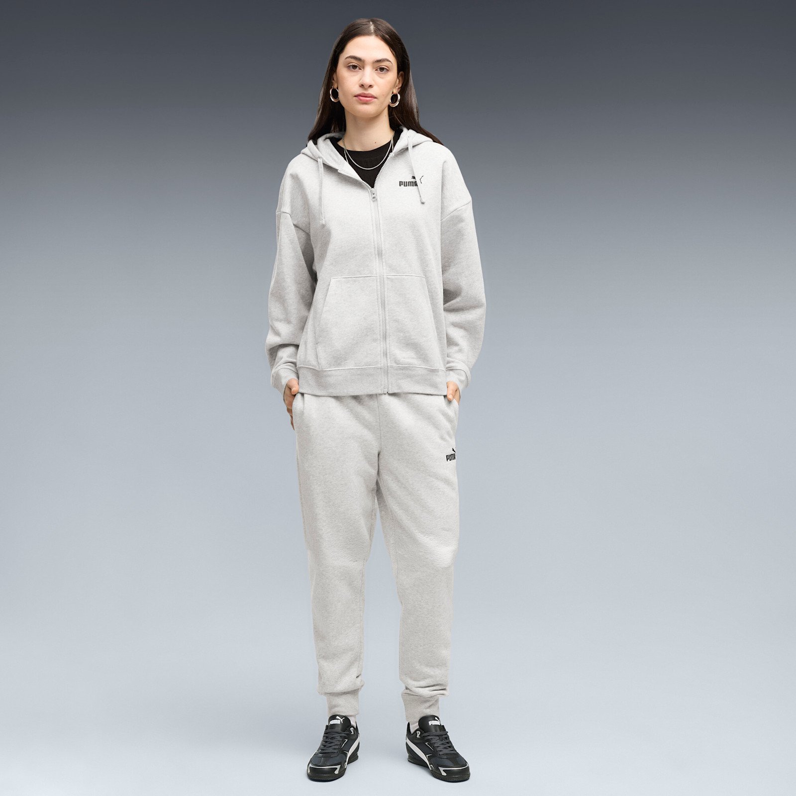 Толстовка PUMA жінкам, сірий, фото 4