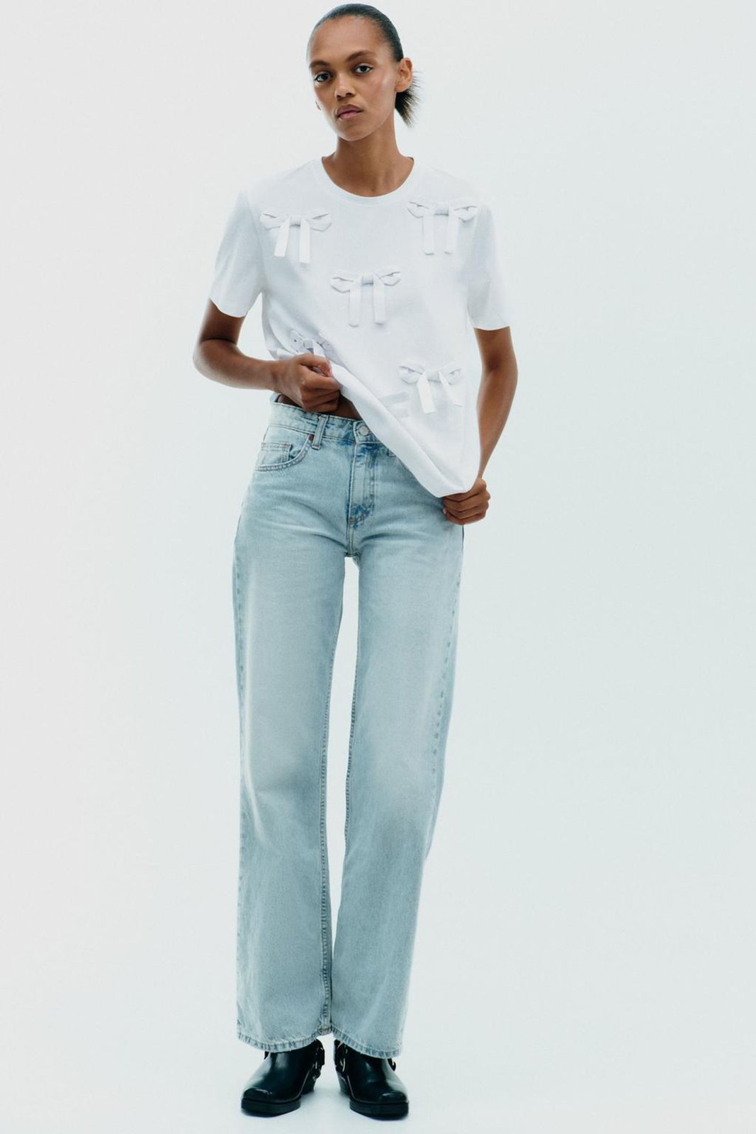 Футболка ZARA білий