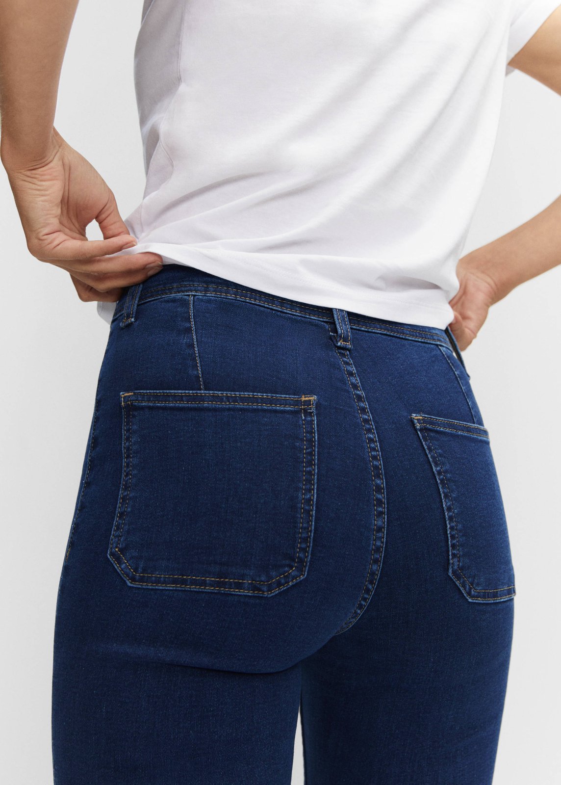 Джинси MANGO жінкам, синій, фото 8
