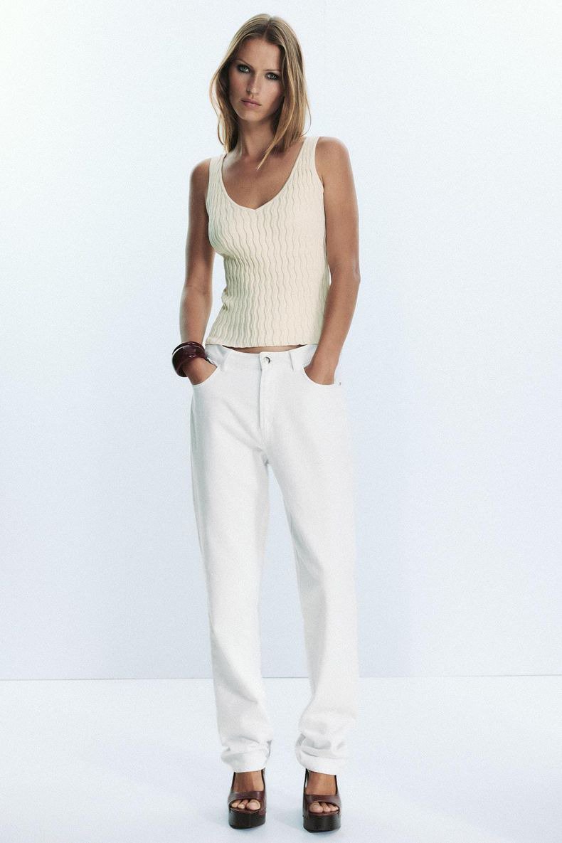 Майка ZARA молочний