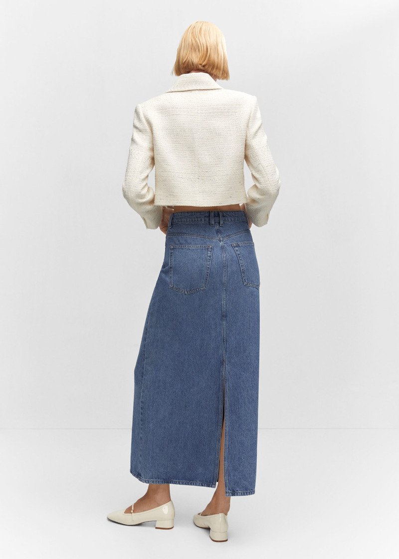 Спідниця MANGO жінкам, джинс, фото 2