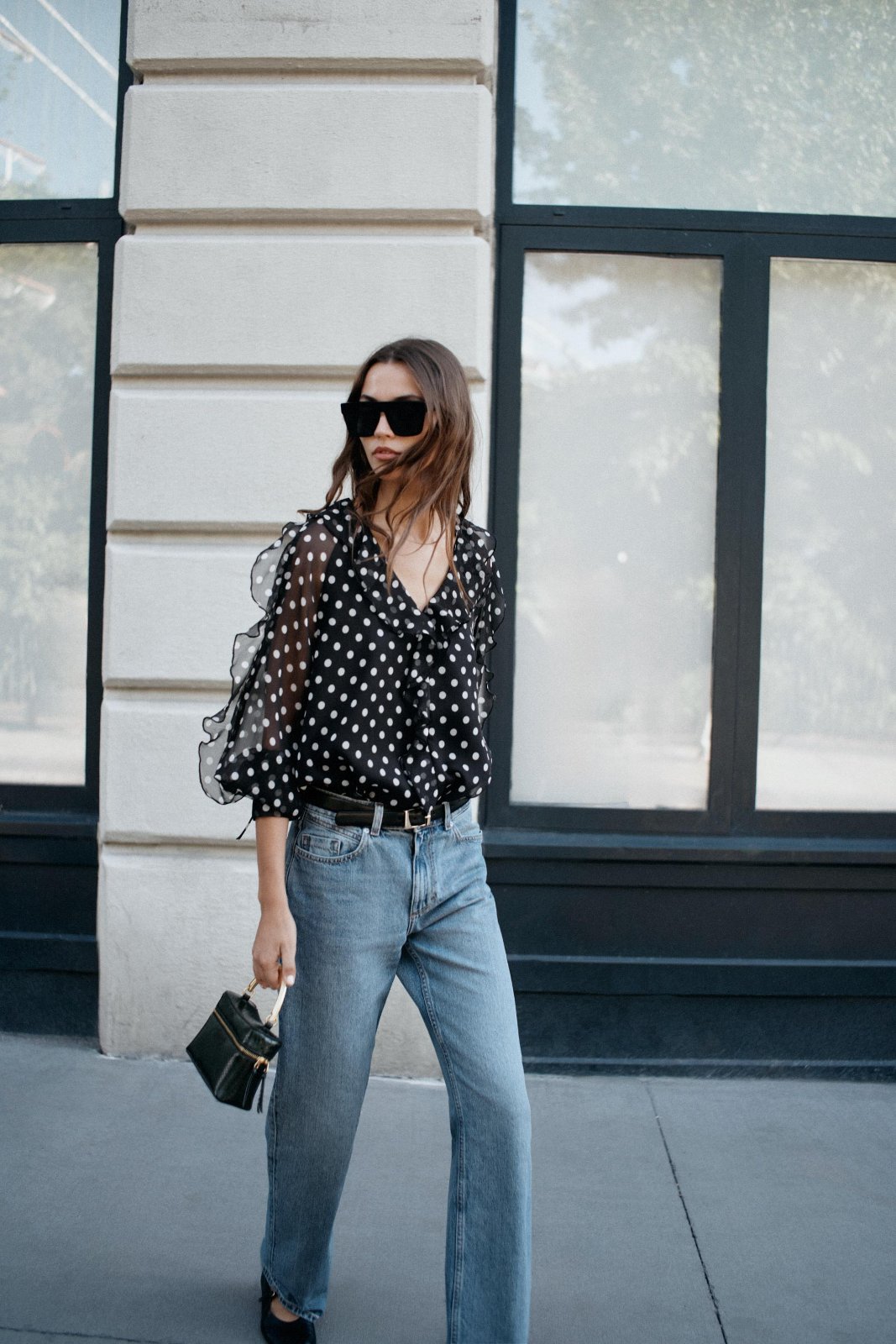 Блуза ZARA чорний