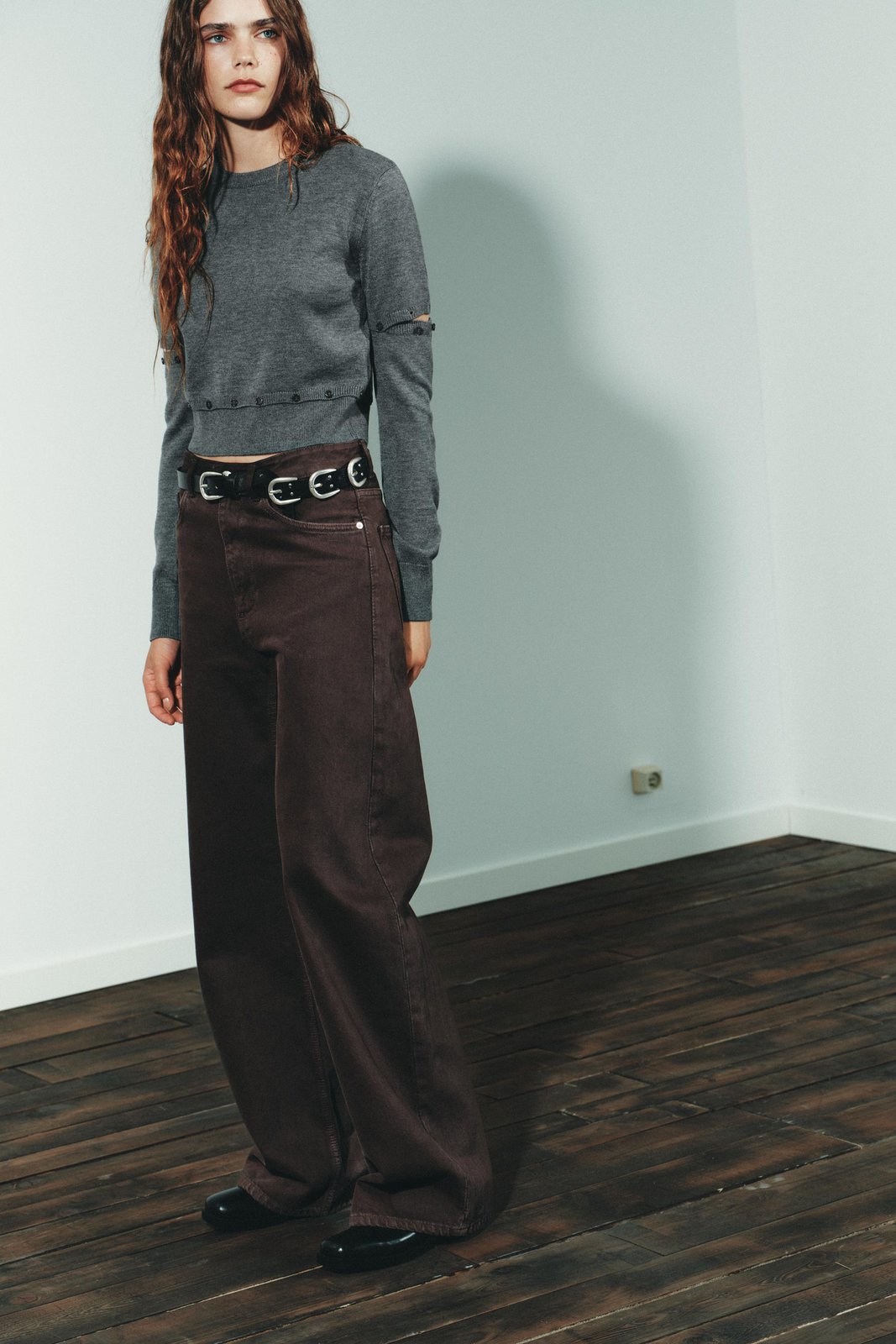 Джинси ZARA коричневий
