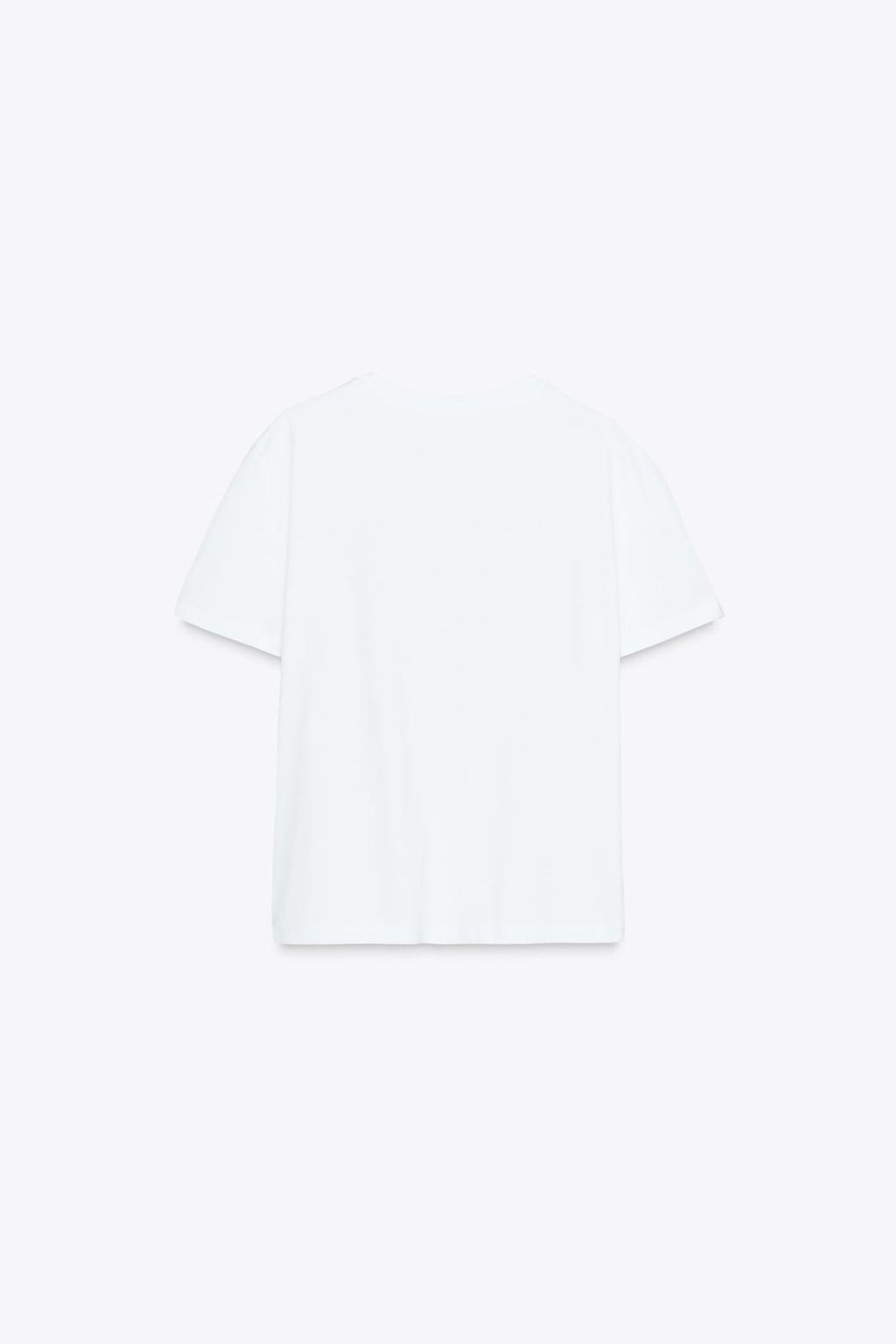 Футболка ZARA жінкам, білий, фото 5