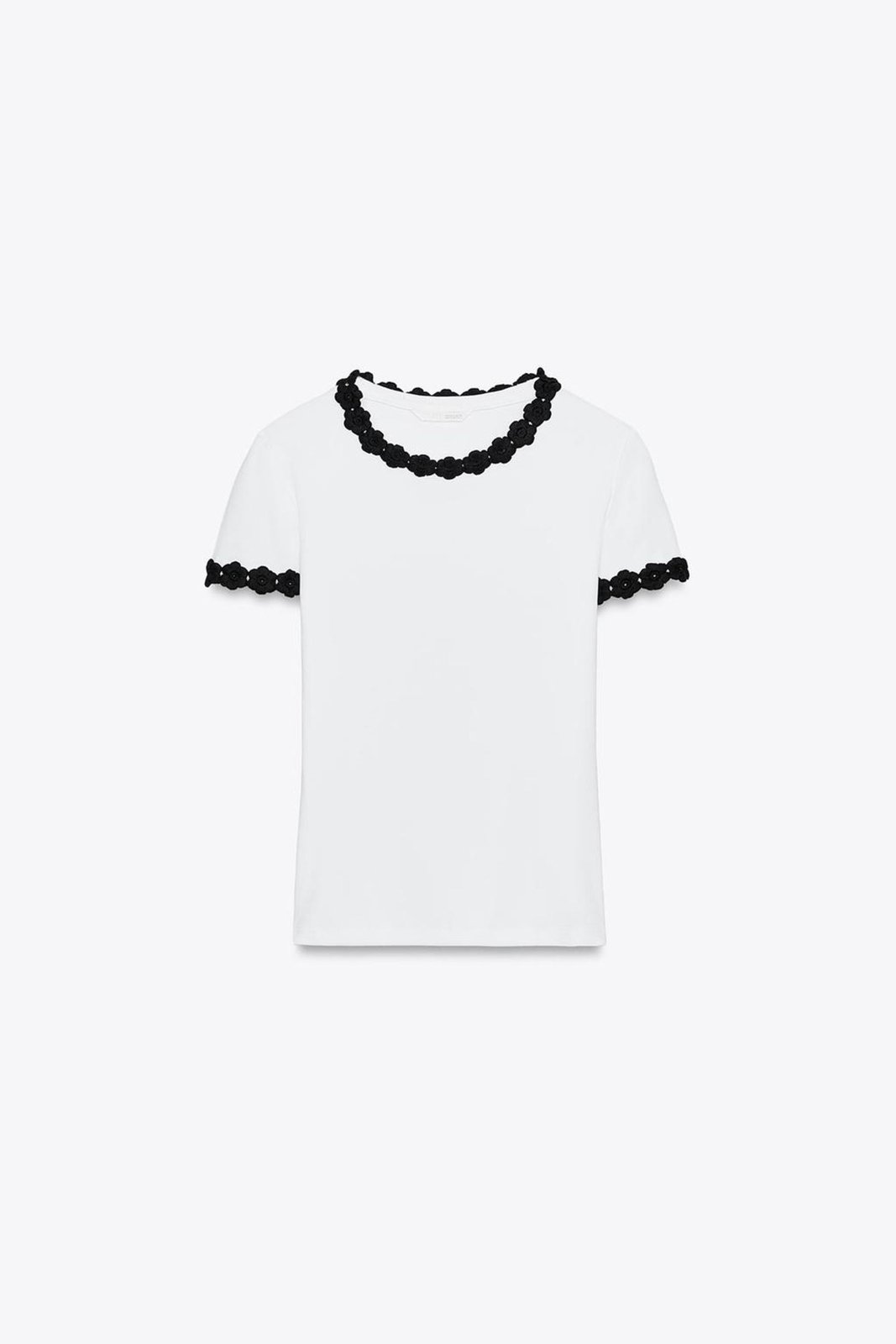 Футболка ZARA жінкам, білий, фото 5