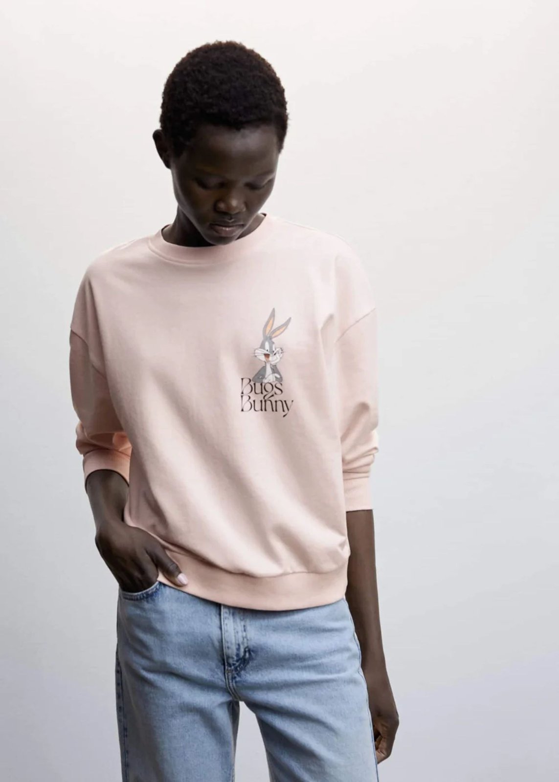 Світшот MANGO рожевий