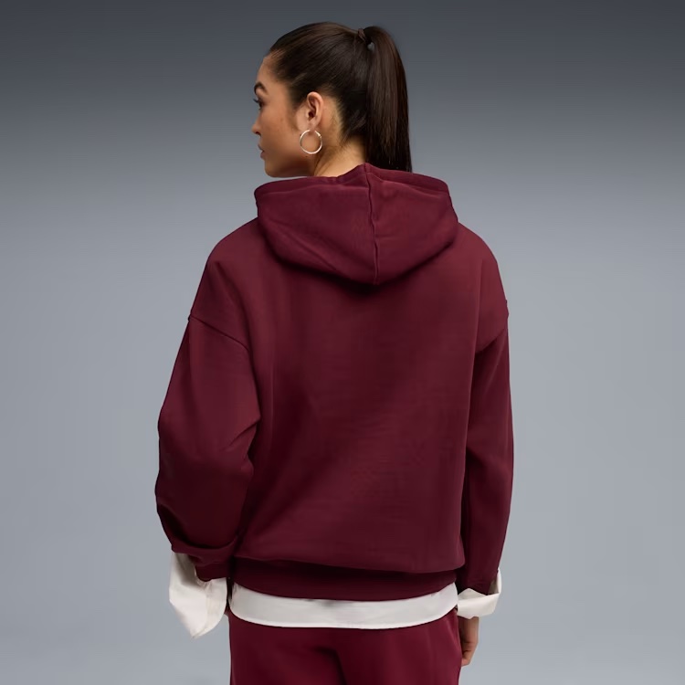 Толстовка PUMA жінкам, бордовий, фото 2