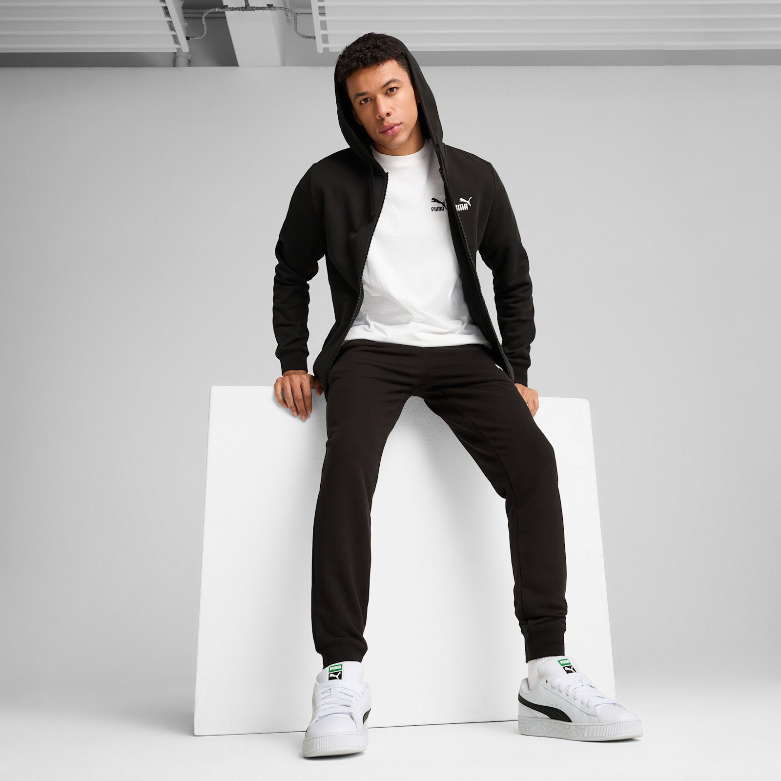 Толстовка PUMA чоловікам, чорний, фото 4