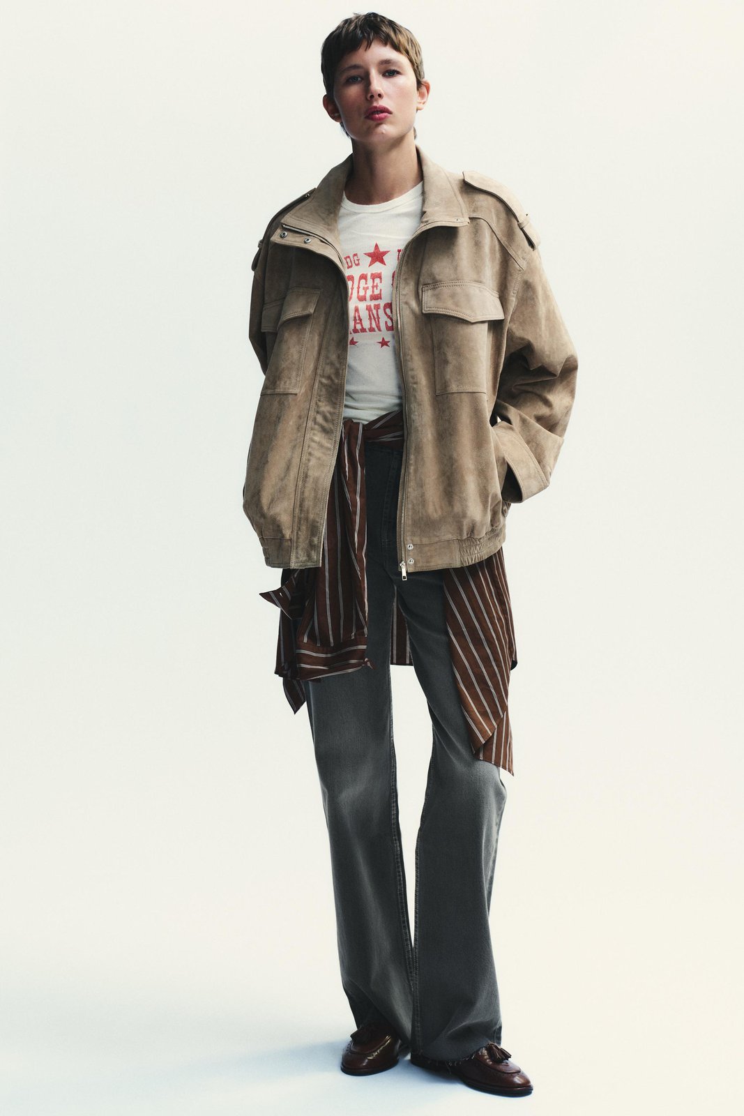Джинси ZARA сірий