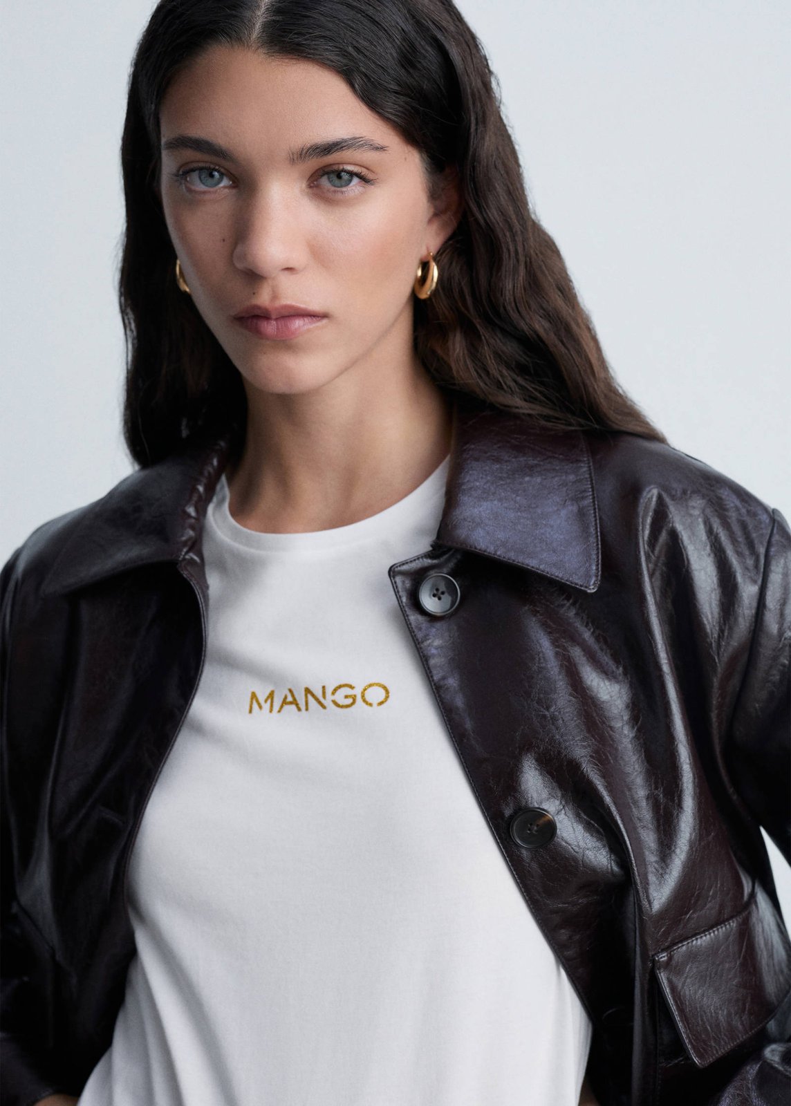 Футболка MANGO жінкам, білий, фото 4