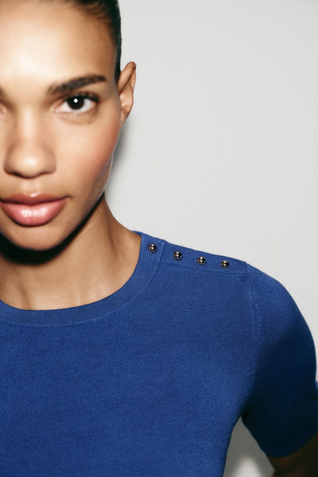 Кофта ZARA жінкам, синій, фото 2