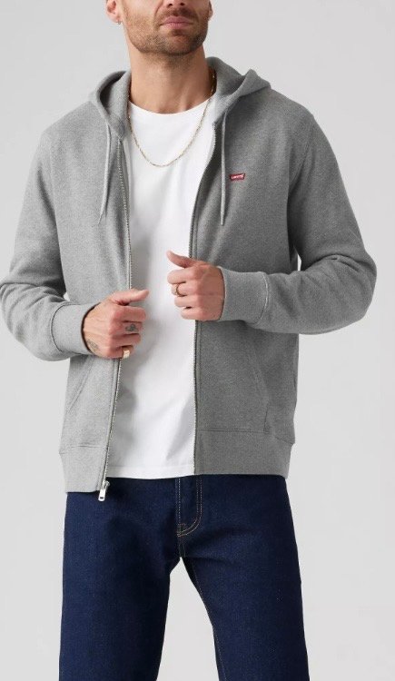 Толстовка LEVIS сірий