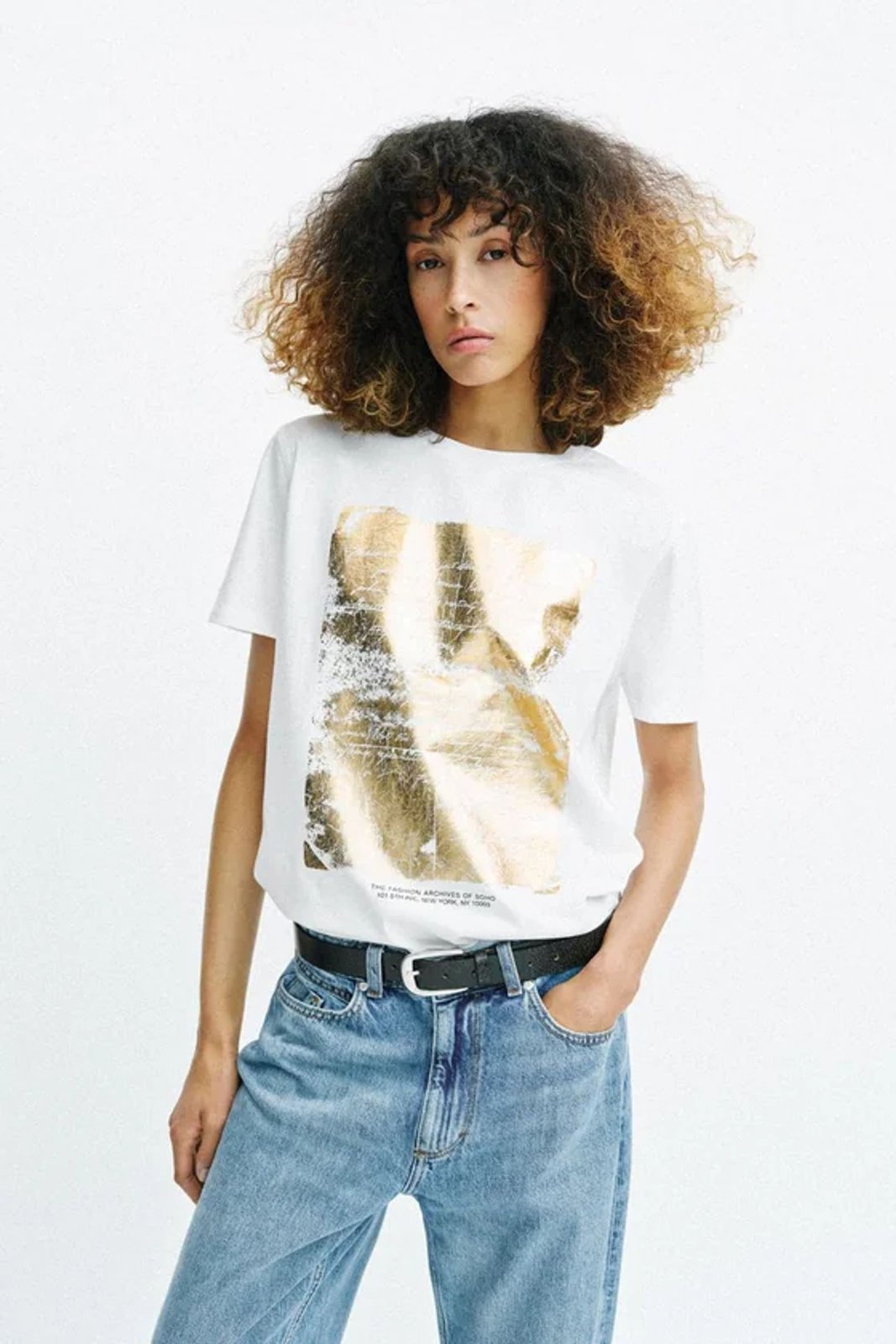 Футболка ZARA білий